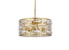Kennedy 18.5 Inch Pendant In Brass (1108D19BR)