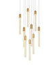 Weston 9 Lights Pendant In Satin Gold (2066D20SG)