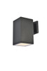 Elegant Furniture and Lighting Raine Outdoor Wall In Black (LDOD4041BK)