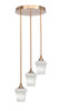 Empire 3 Light Cluster Pendalier In New Age Brass (2143-NAB-681)