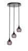 Empire 3 Light Cluster Pendalier In Matte Black (2143-MB-5112)