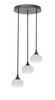Empire 3 Light Cluster Pendalier In Dark Granite (2143-DG-212)