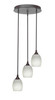 Empire 3 Light Cluster Pendalier In Dark Granite (2143-DG-615)