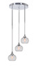 Empire 3 Light Cluster Pendalier In Chrome (2143-CH-202)