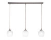 Stem 3 Light Linear Pendalier In Brushed Nickel (36-BN-4811)