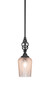 Elegante 1 Light Mini Pendant In Matte Black (80-MB-4253)