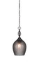 Elegante 1 Light Pendant In Matte Black (82-MB-4902)