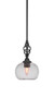 Elegante 1 Light Mini Pendant In Matte Black (80-MB-202)
