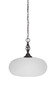 Elegante 1 Light Pendant In Matte Black (82-MB-216)