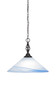 Elegante 1 Light Pendant In Matte Black (82-MB-514)