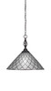 Elegante 1 Light Pendant In Matte Black (82-MB-918)