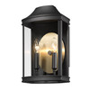 Cohen 2 Light Outdoor Wall Sconce In Natural Black (4308-OWM NB-BCB)