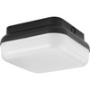 Hard Nox Collection Black 10" Square Flush Mount Light (P550115-031-30)