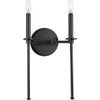 Elara Collection Two-Light New Traditional Matte Black Wall Light (P710107-31M)