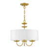Brookdale 3 Light Soft Gold Pendant Chandelier (42983-33)