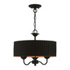 Harrington 3 Light Black Pendant Chandelier (41863-04)