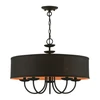 Winchester 5 Light Black Pendant Chandelier (45125-04)