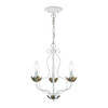 Katarina 3 Light Antique White Chandelier (42903-60)