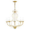 Katarina 5 Light Soft Gold Chandelier (42905-33)