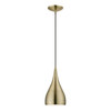 Amador 1 Light Antique Brass Pendant (40981-01)