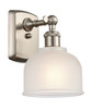 Dayton 1 Light Sconce In Brushed Satin Nickel (516-1W-Sn-G411)