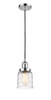 Bell 1 Light Mini Pendant In Polished Chrome (201C-PC-G513)