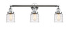 Bell 3 Light Vanity In Polished Chrome (205-PC-G513)