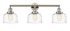 Bell 3 Light Vanity In Polished Nickel (205-PN-G713)