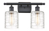 Cobbleskill 2 Light Vanity In Matte Black (516-2W-BK-G1113)