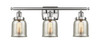 Bell 3 Light Vanity In Brushed Satin Nickel (916-3W-SN-G58)
