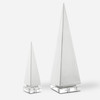 Great Pyramids Sculpture In White, S/2 (18006)