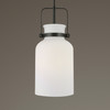 Lansing White 1 Light Mini Pendant (21558)