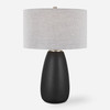 Uttermost Twilight Satin Black Table Lamp (30058-1)