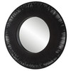 Sailor's Knot Black Round Mirror (09823)
