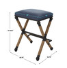 Firth Rustic Navy Counter Stool (23710)