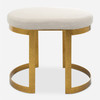 Infinity Gold Accent Stool (23698)