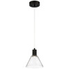 Port Nine Martini Matte Black Martini LED Pendant (63140LEDDLP-MBL/SDG)