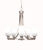 Paramount 5 Light Chandelier In Brushed Nickel (3405-BN-3001)