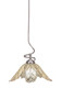 Capri 1 Light Pendant In Brushed Nickel (900-BN-102)
