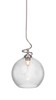 Capri 1 Light Pendant In Brushed Nickel (900-BN-4392)
