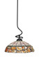 Capri 1 Light Pendant In Matte Black (900-MB-973)