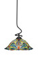 Capri 1 Light Pendant In Matte Black (900-MB-990)