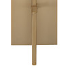 Veronica 1 Light Aged Brass Sconce (VER-241-AG)