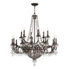 Crystorama Vanderbilt 23 Light Chandelier (5169-EB-CL-MWP)