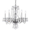 Traditional Crystal 5 Light Polished Chrome Chandelier (5085-CH-CL-MWP)
