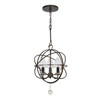 Solaris Outdoor 3 Light Bronze Sphere Chandelier (SOL-9325-EB)