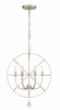Solaris 6 Light Silver Sphere Chandelier (9226-OS)