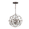 Solaris 4 Light Bronze Mini Chandelier (9025-EB-CL-MWP)