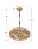 Silas 3 Light Burnished Silver Chandelier (SIL-B6003-BS)