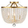Rylee 4 Light Antique Gold Semi-Flush (604-GA_CEILING)